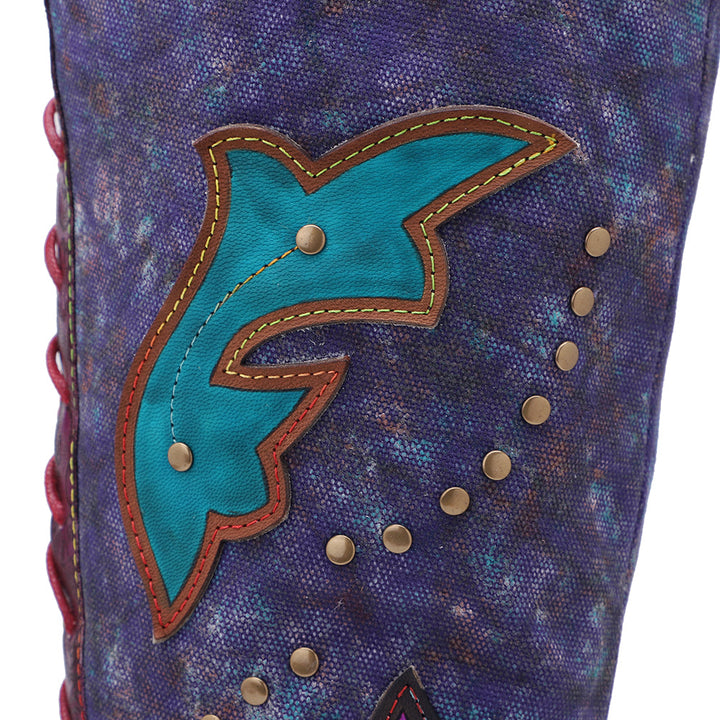 Perla -  Čizma u umjetničkim bojama