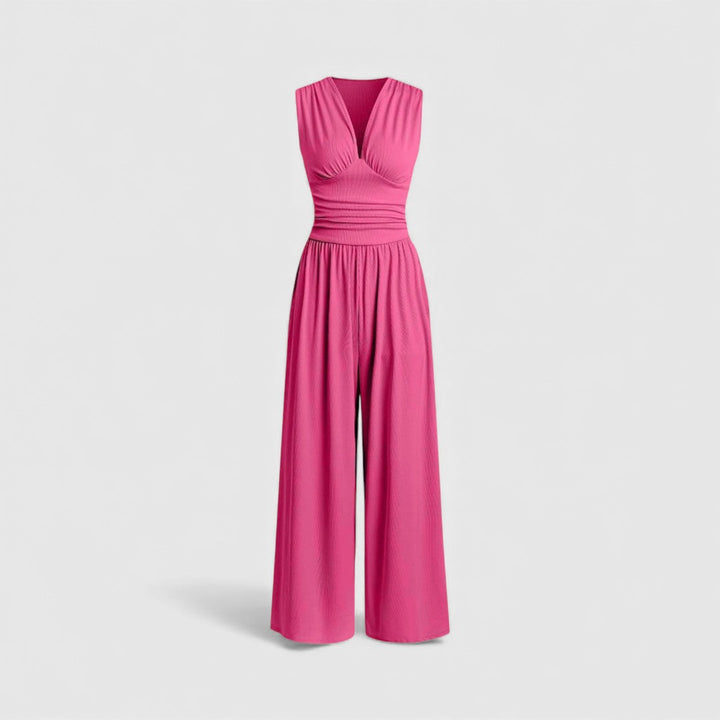 Jelena - Šik kombinezon širokih nogavica bez rukava