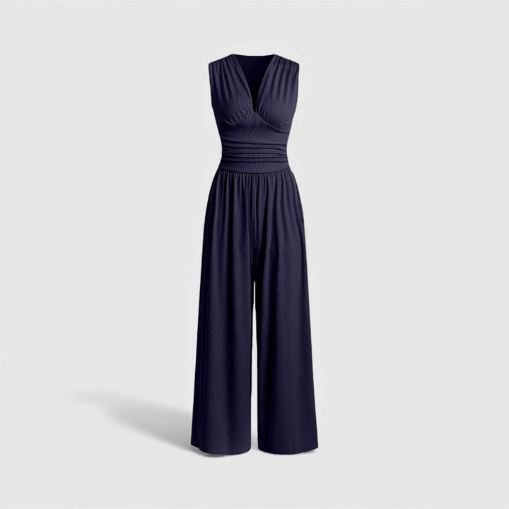 Jelena - Šik kombinezon širokih nogavica bez rukava