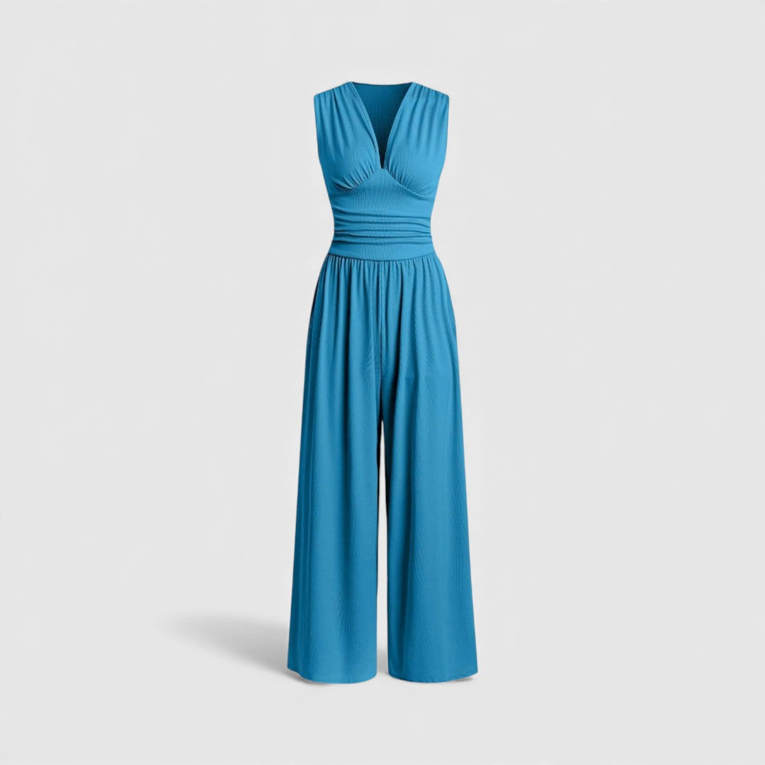 Jelena - Šik kombinezon širokih nogavica bez rukava