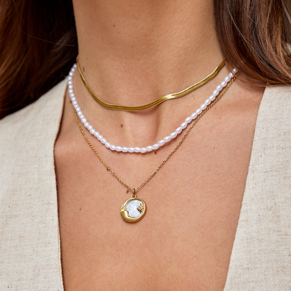 Zlatna Ogrlica sa Snačnim Lancom