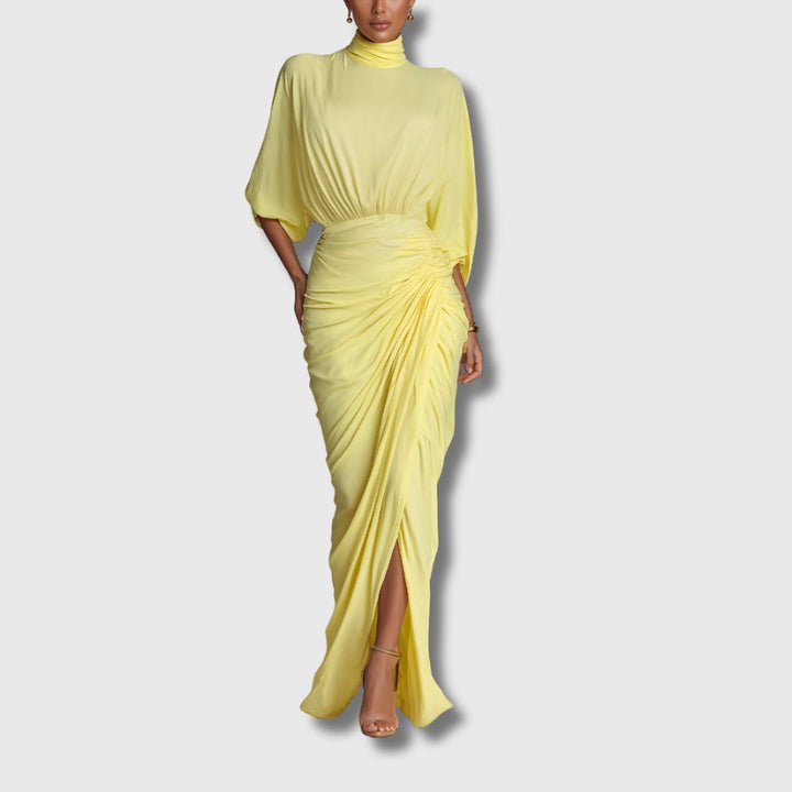 Diana – Elegantna maxi haljina u žutoj boji