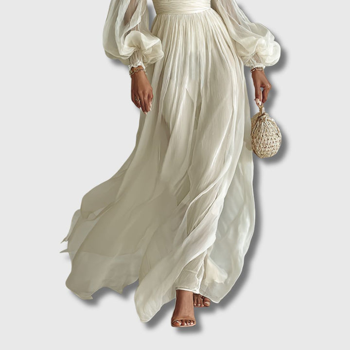 Danijela – Elegantna Haljina s Kvadratnim Izrezom