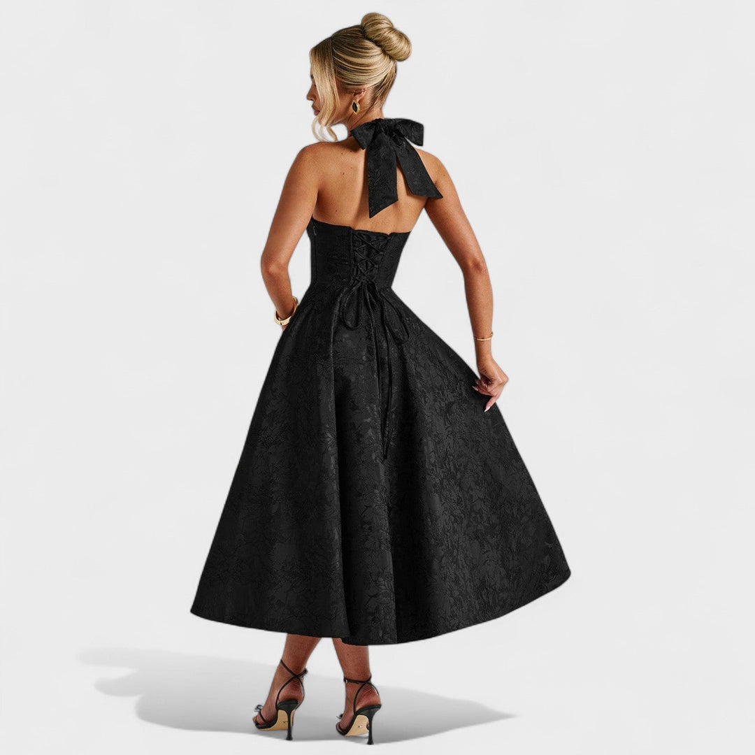 Julieta – Midi haljina s halter izrezom