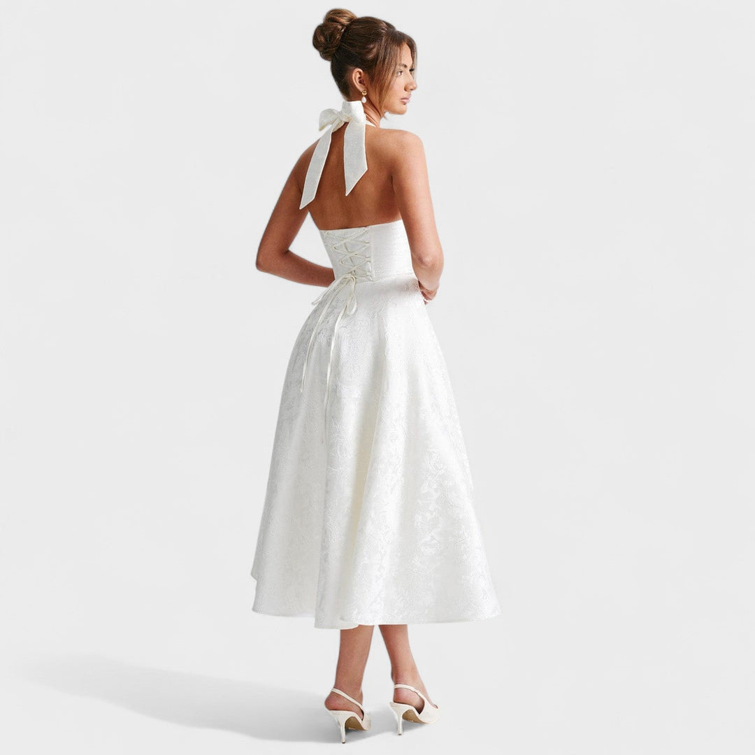 Julieta – Midi haljina s halter izrezom