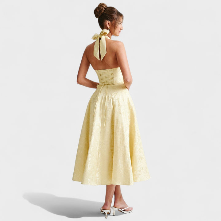 Julieta – Midi haljina s halter izrezom