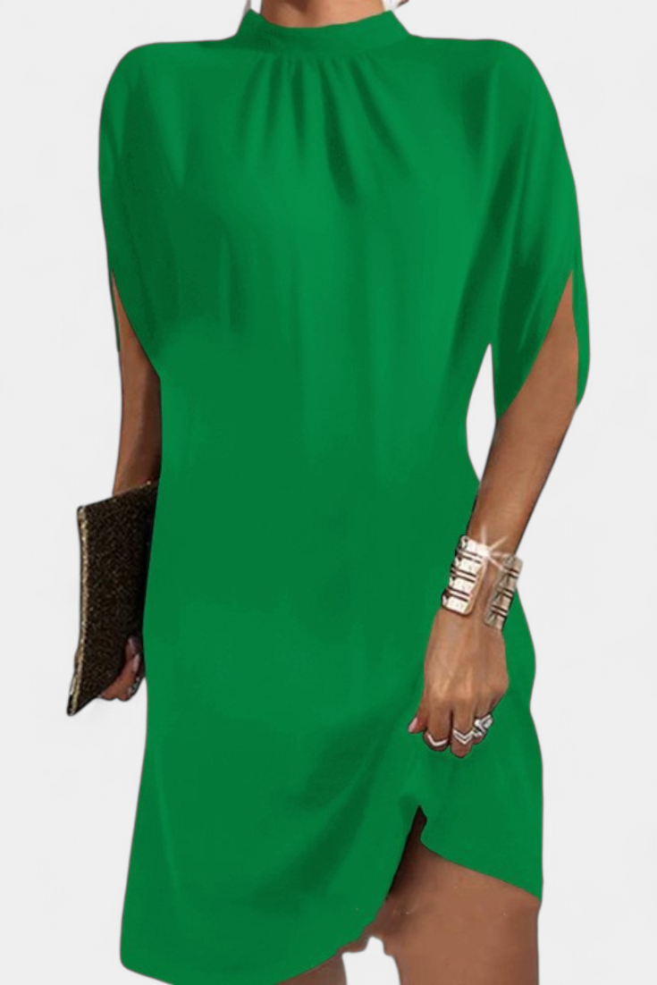 Ena Midi Haljina Bez Vremenskog Okvira s Okruglim Izrezom