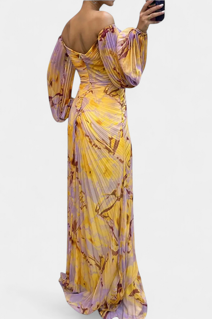 Leona Maxi Haljina s Plisiranjem