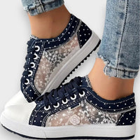 Tamno plava - Bijela