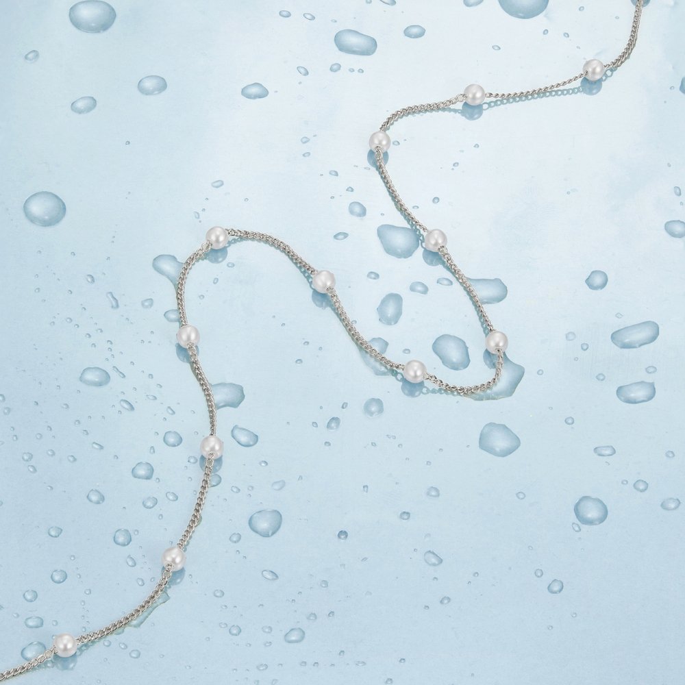 Nura Pearl 18K Srebrna Ogrlica