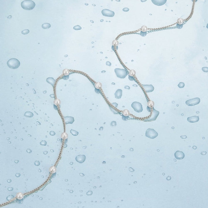 Nura Pearl 18K Srebrna Ogrlica