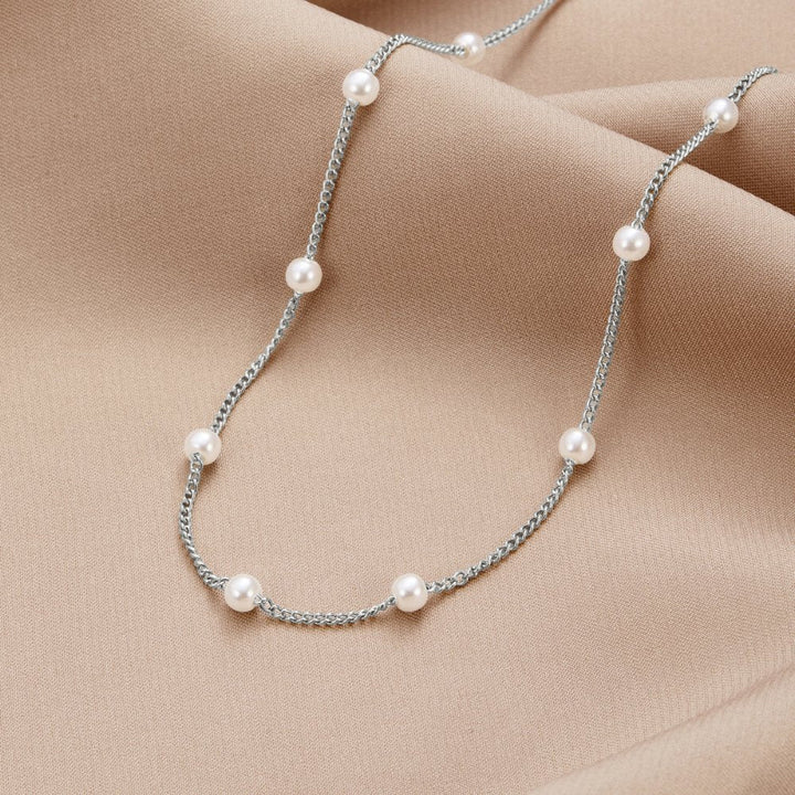 Nura Pearl 18K Srebrna Ogrlica