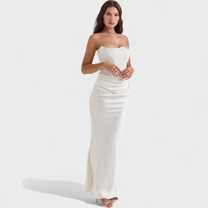 Ljubomira – Satenasti korzet haljina