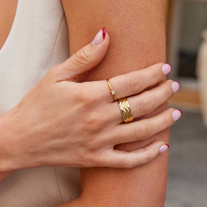 Ljubav - Kristalni Prsten u Obliku Srca