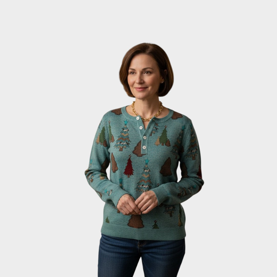 Elena - Ženski božićni džemper